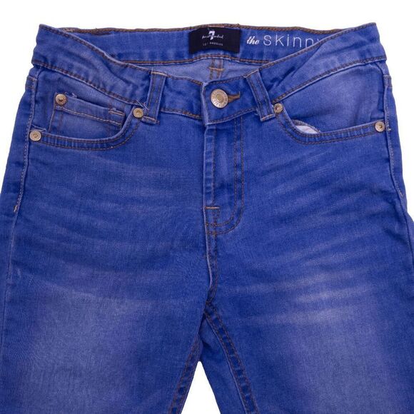 7 for All Mankind "The Skinny" Little Girls Size 12 - Picture 4 of 5